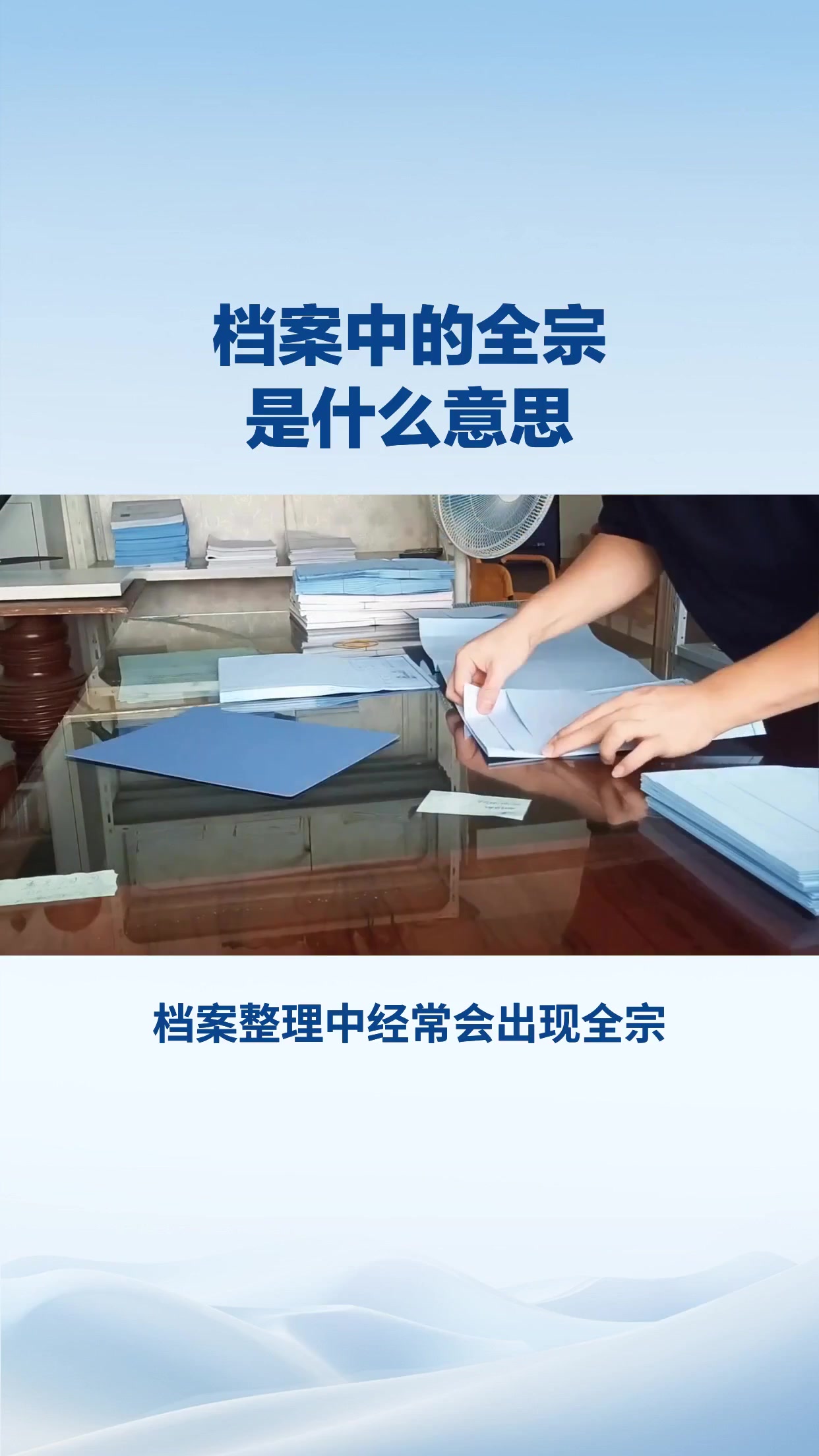 档案中的全宗是什么意思