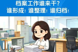 档案工作谁来干？谁形成！谁整理！谁归档！