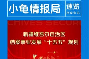 划重点！新疆档案 “十五五” 规划来了